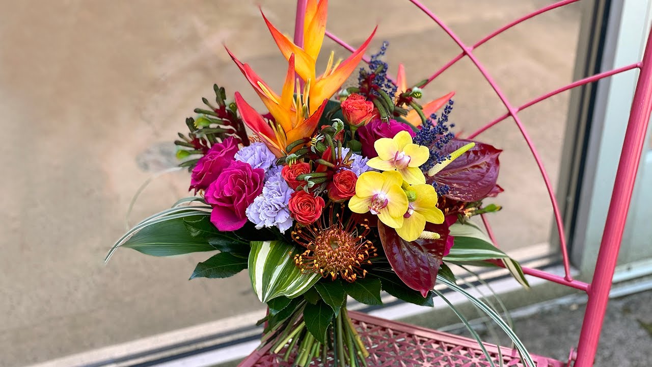 Summer Tropical Wedding Bouquet