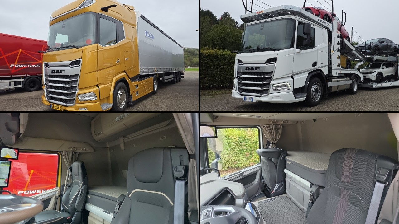 DAF w dw&oacute;ch rozmiarach: XG+ Single Driver Luxury Package oraz XD jako autotransporter