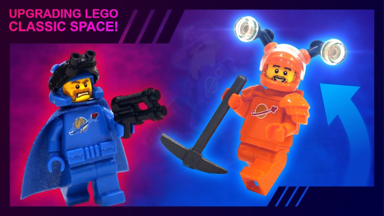 Upgrading Every LEGO Classic Space Minifigure!