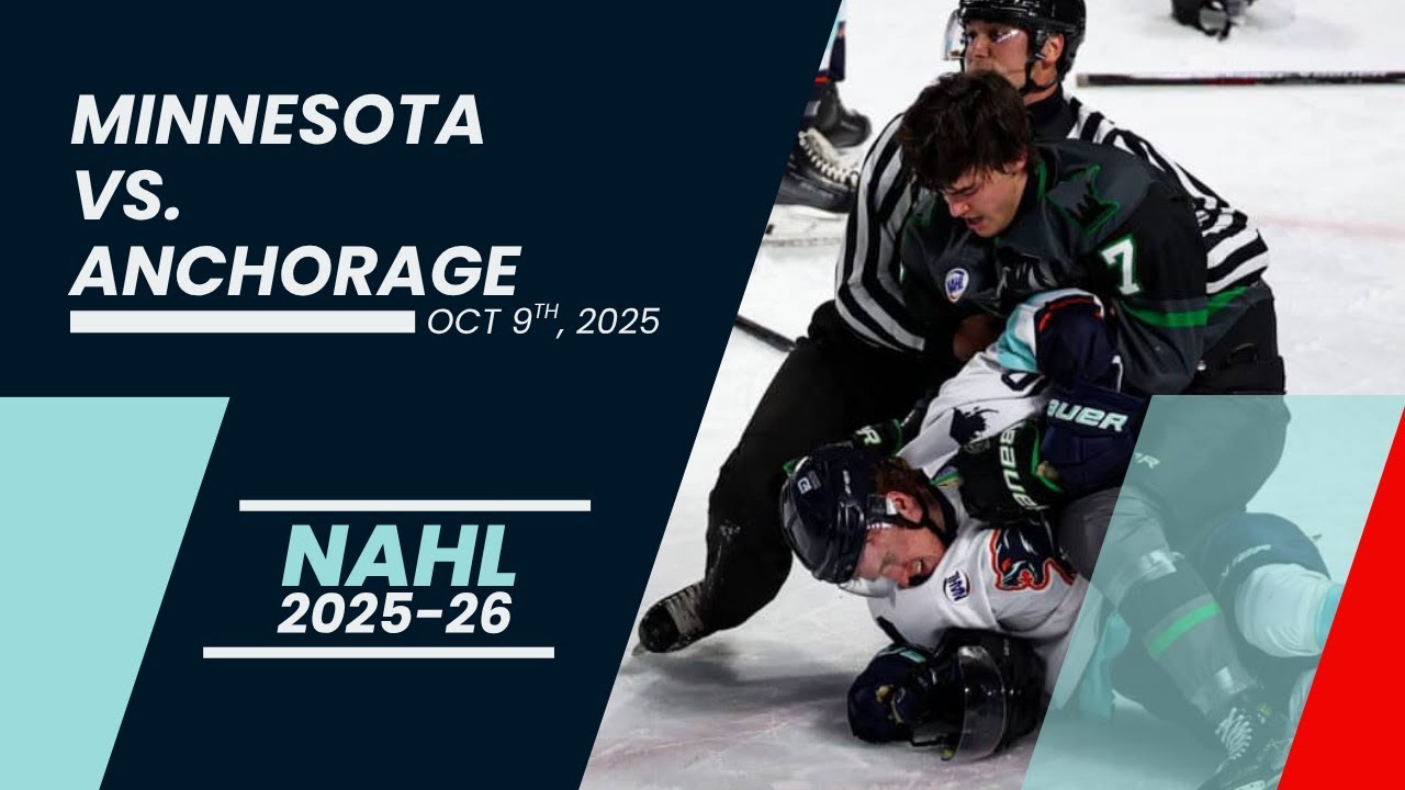 Game Recap: (10/9/25) Minnesota Wilderness vs. Anchorage Wolverines - NAHL 2025-26 Season