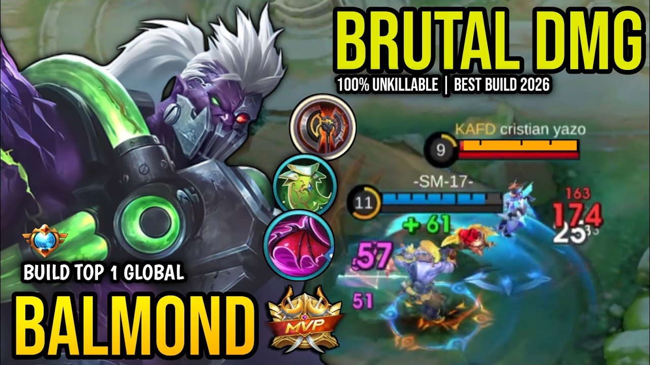BALMOND BEST BUILD 2026 | BUILD TOP 1 GLOBAL BALMOND GAMEPLAY | MOBILE LEGENDS✓