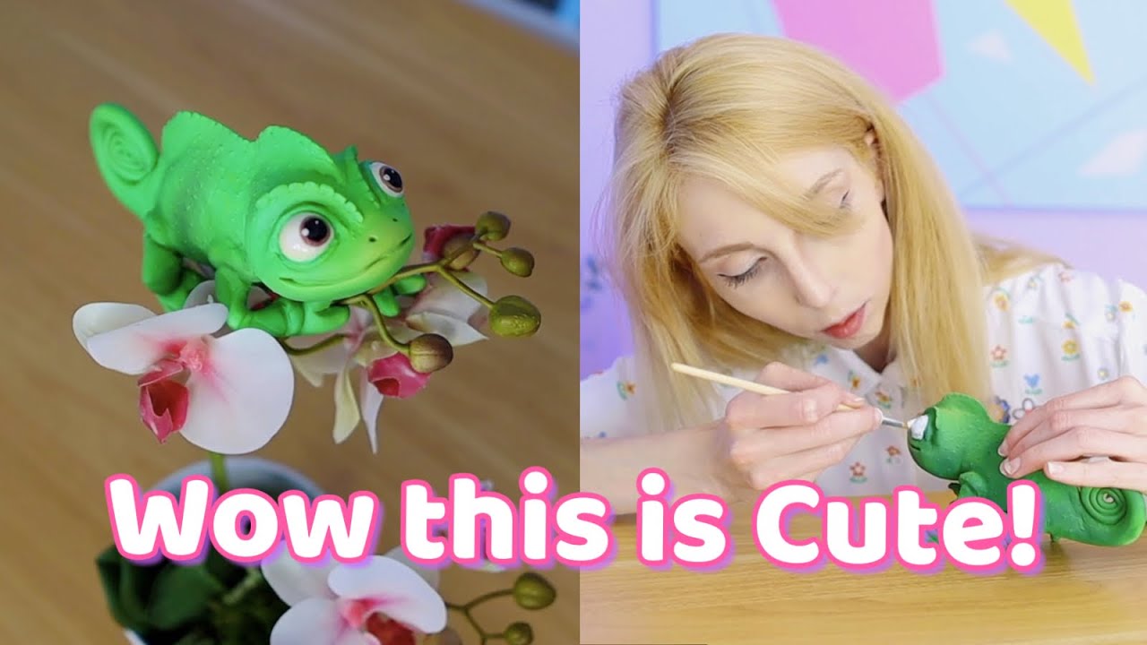 I made PASCAL from Tangled out of clay