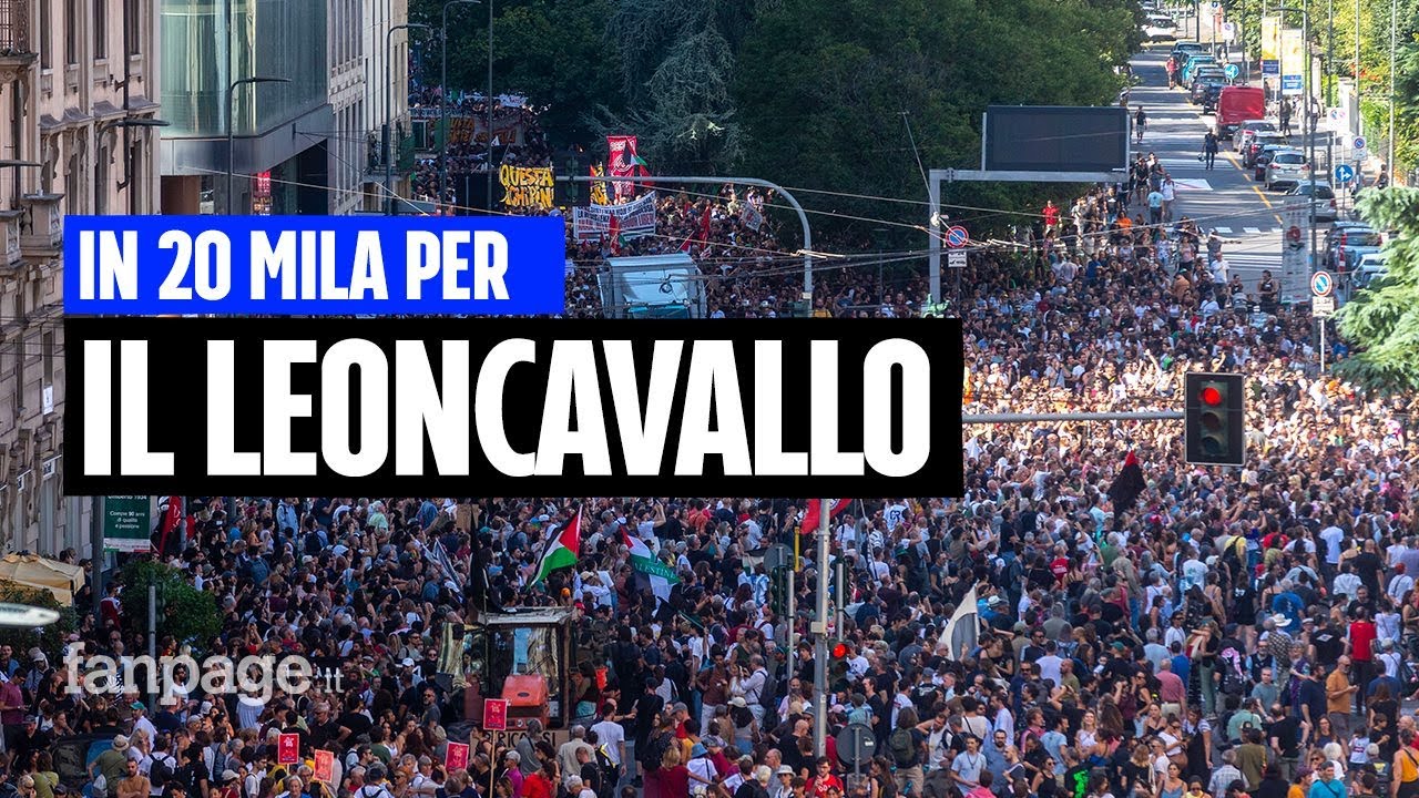 In 20mila a Milano al corteo per il Leoncavallo, Claudio Bisio: 