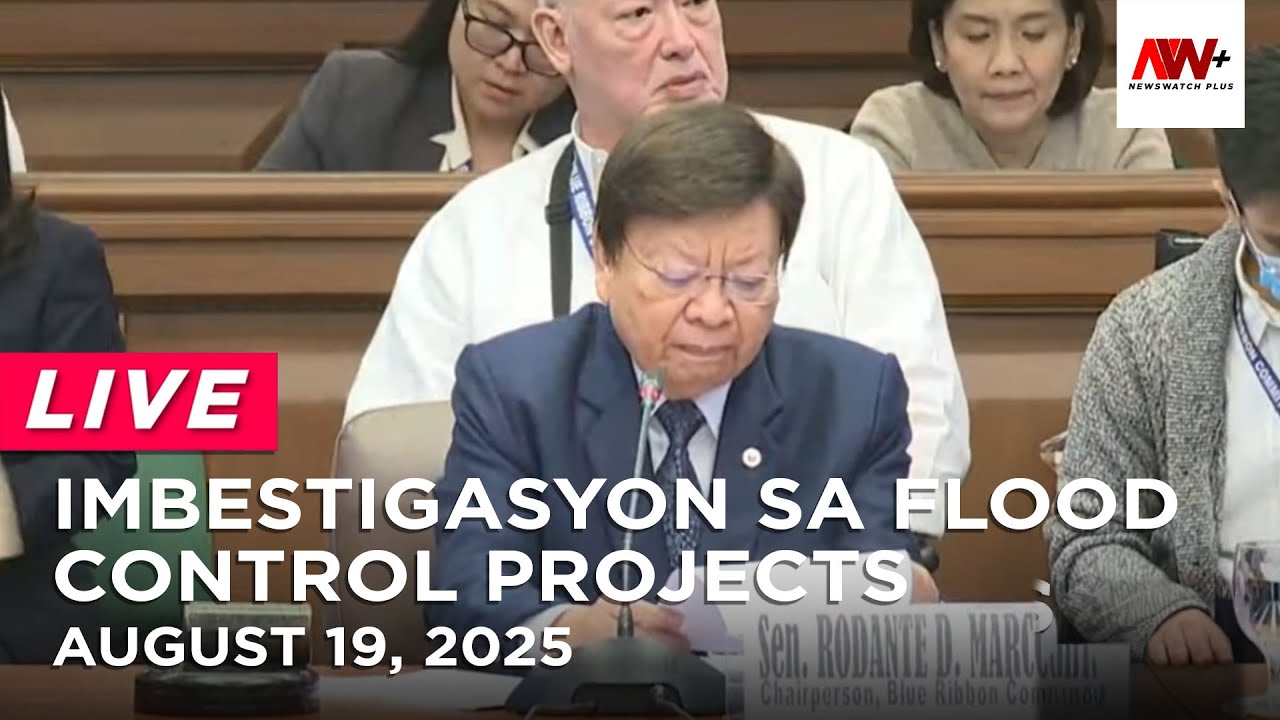 Flood control projects iniimbestigahan ng senado | NewsWatch Live