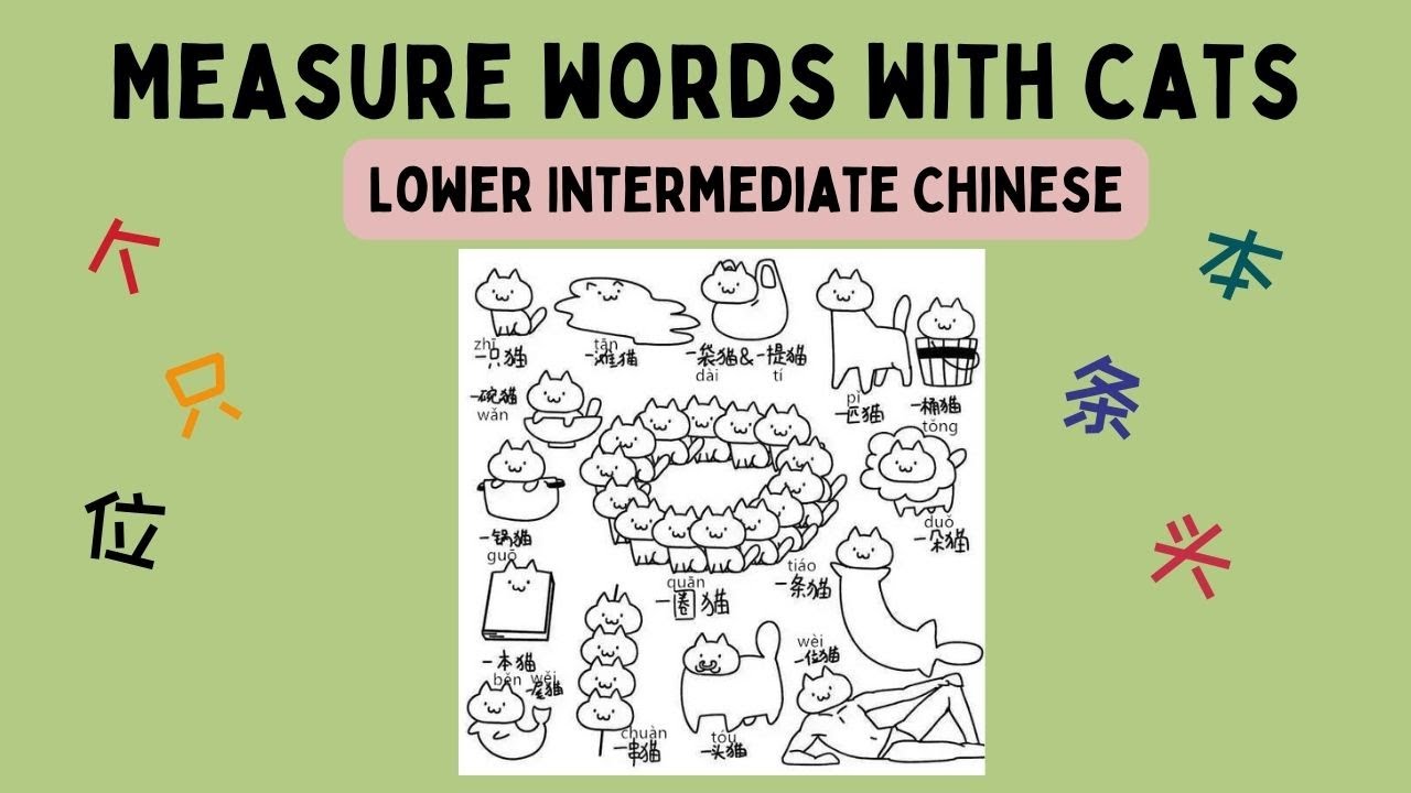The most important measure words in Chinese | comprehensible input Chinese | low intermediate