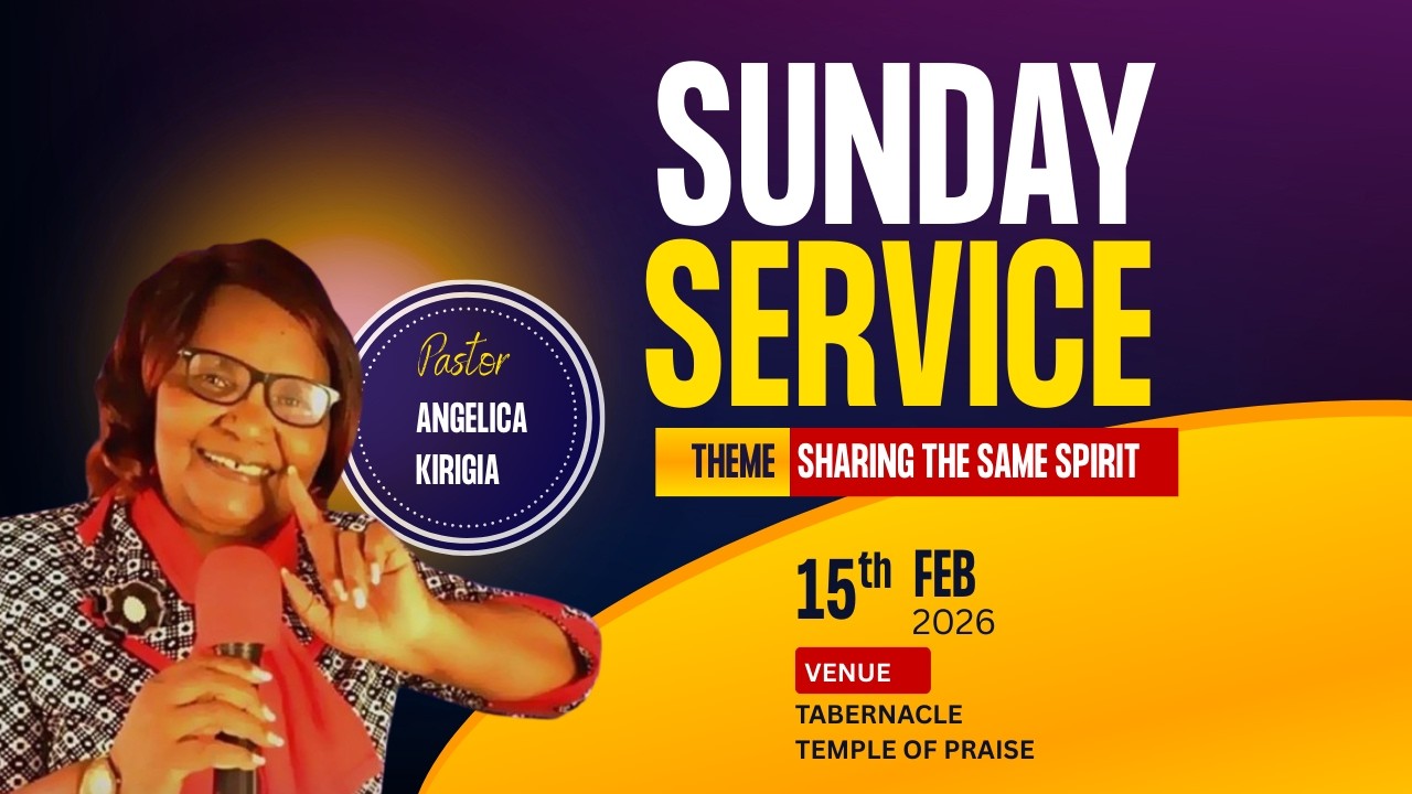 Sharing The Same Spirit | TTOP Washington Sunday Service | Pastor Angelica Kirigia