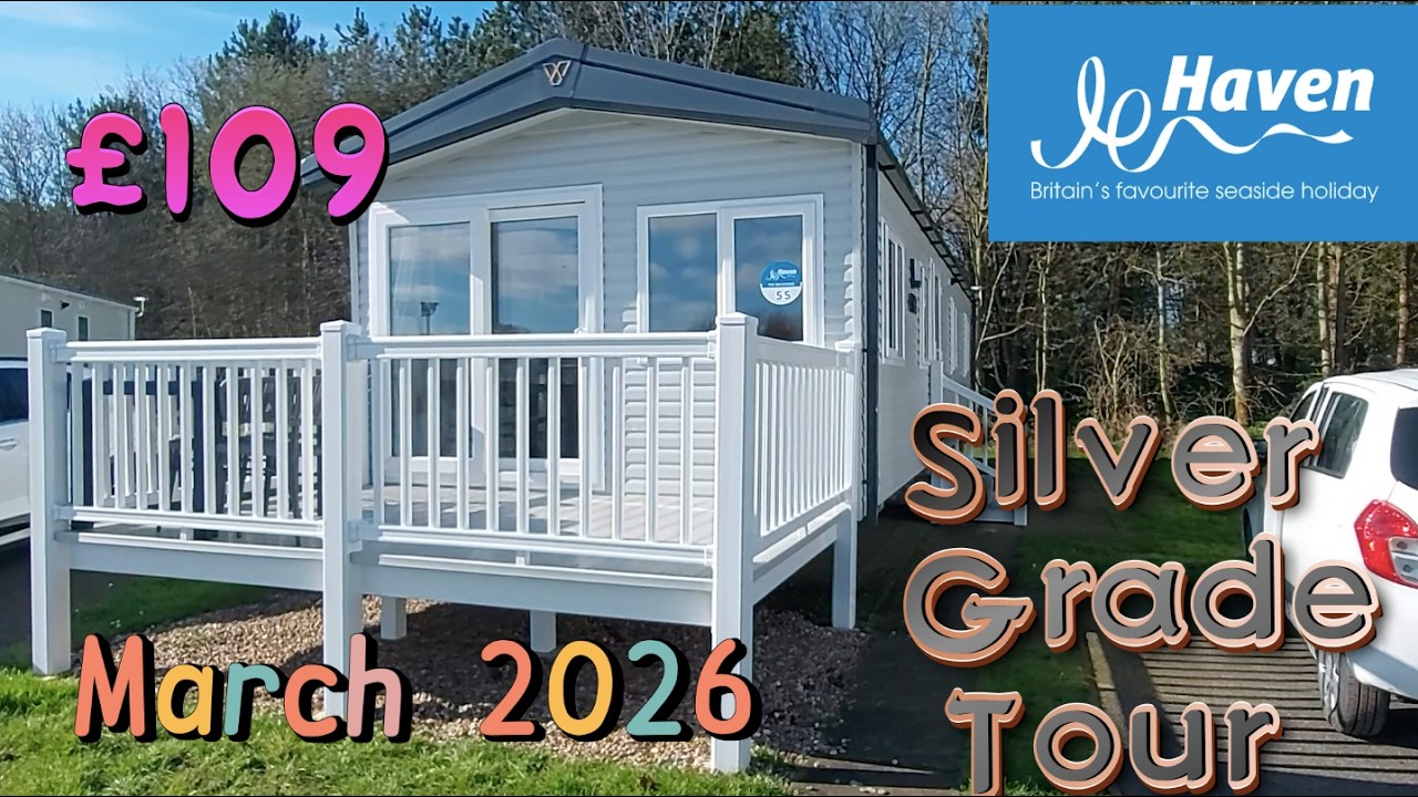Haven Silver 6/8 Berth Caravan Tour Cleethorpes Beach March 2026
