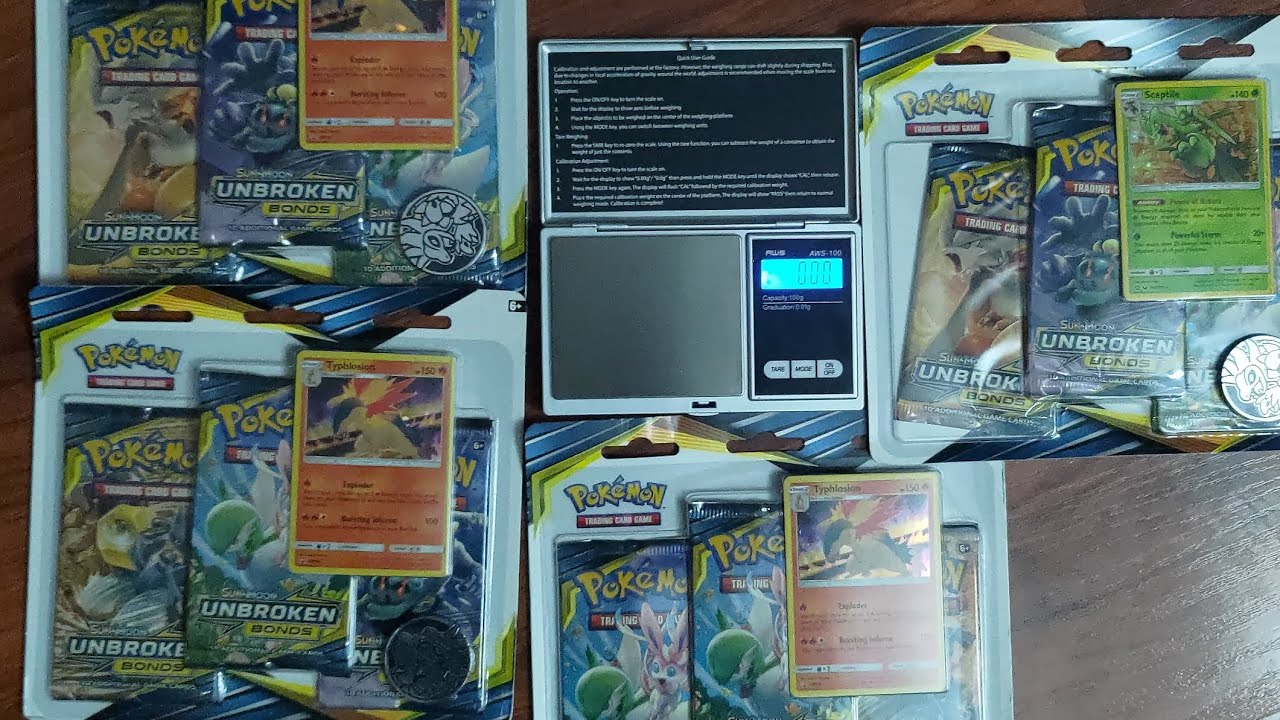 Pokemon unbroken bonds can you weigh unbroken bonds packs #pokemon #pokemontcg #pokemoncards