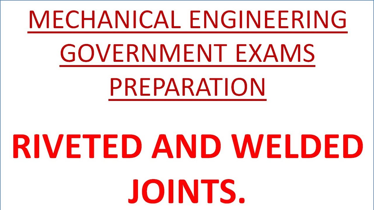 RIVETED & WELDED JOINTS MACHINE DESIGN OBJECTIVE QUESTIONS AND ANSWERS 2