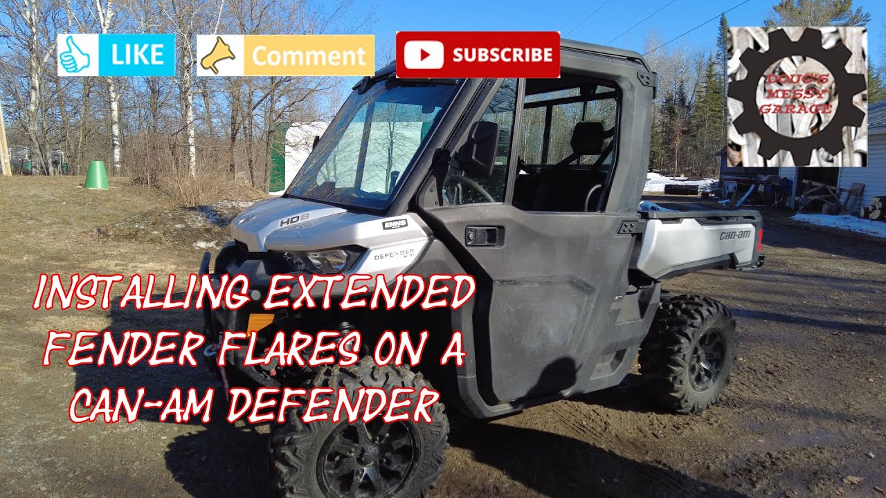 Установка расширителей крыльев на CAN-AM DEFENDER — простые шаги для достижения наилучших результ...