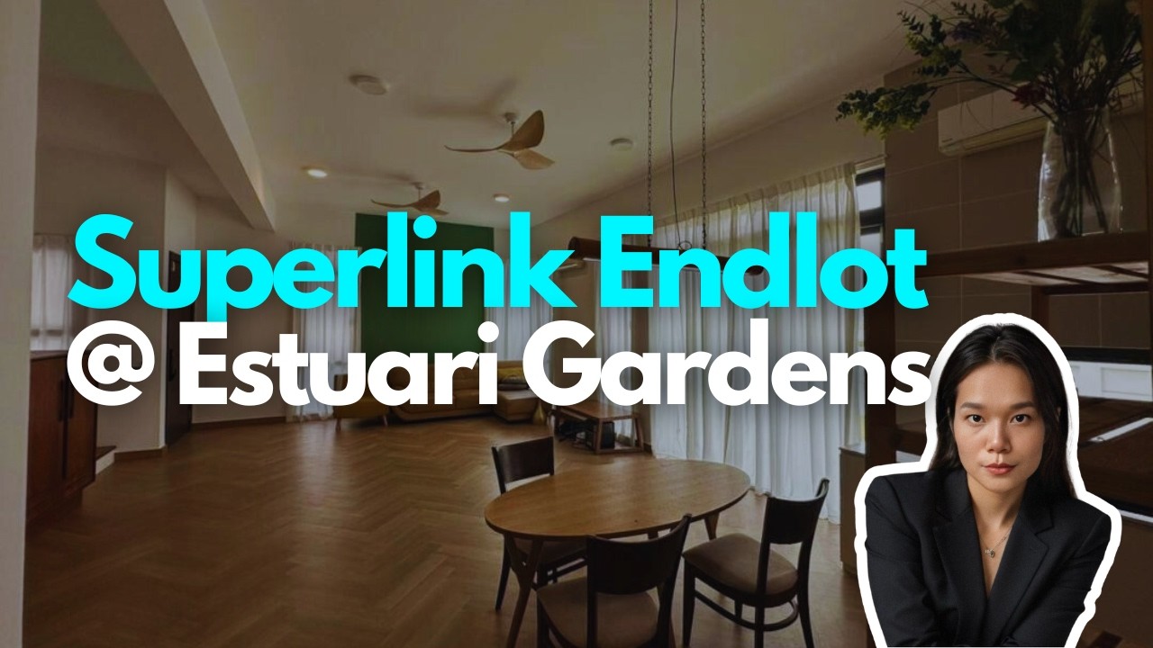 Экскурсия по роскошному дому в жилом комплексе Superlink Endlot @ Estuari Gardens Puteri Harbour ...