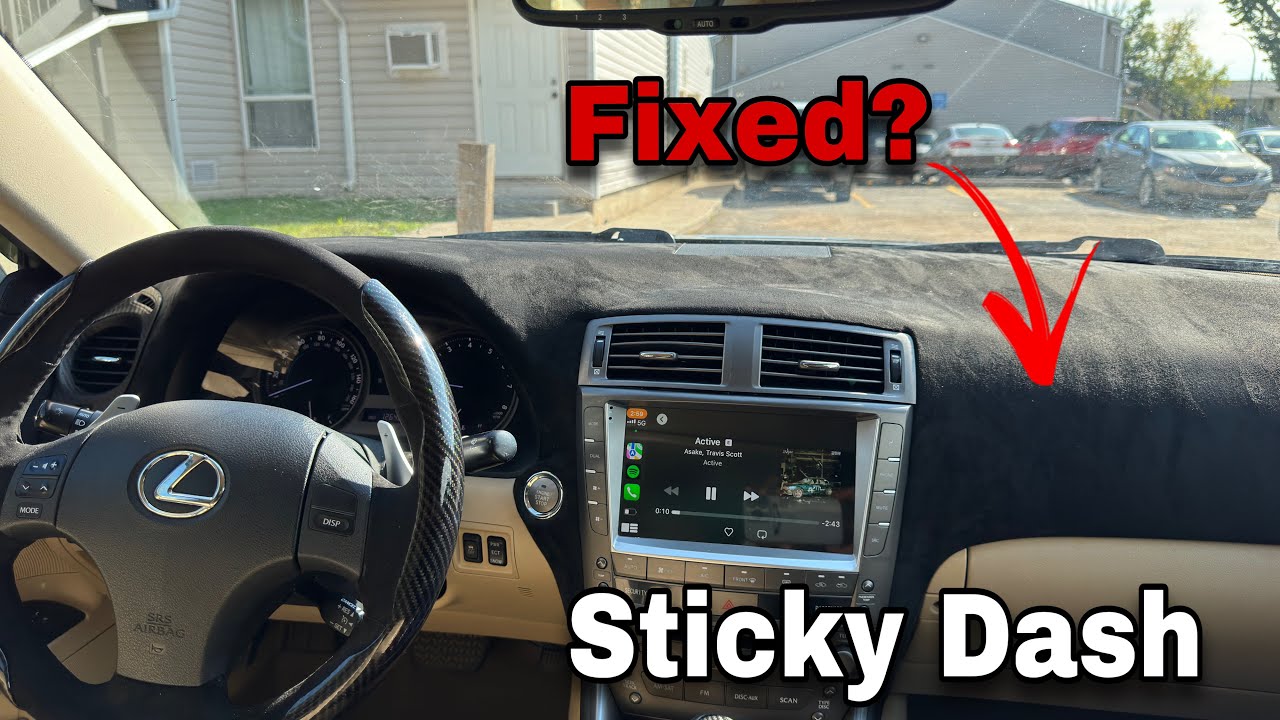 How To Fix Sticky Dashboard UNDER $40! | Lexus Won't Recall My Sticky Dashboard
