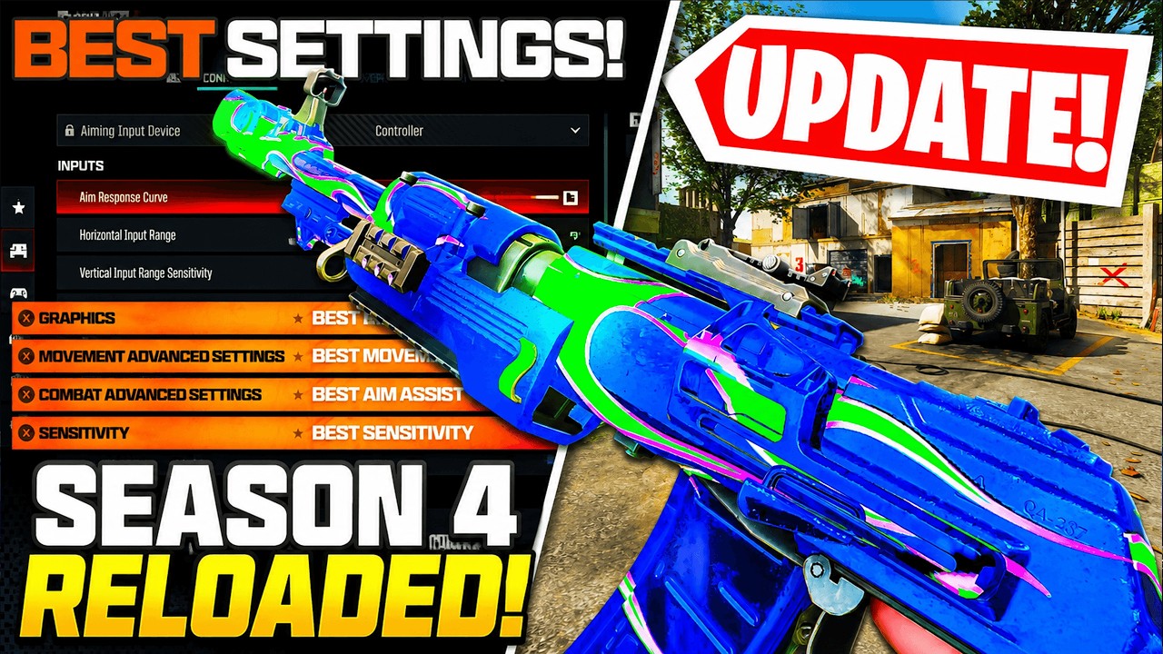 🚨 НОВОЕ ОБНОВЛЕНИЕ 🚨 МЕНЯЙТЕ НАСТРОЙКИ СЕЙЧАС в BO7 Season 4 Reloaded 🎮 (Лучшие настройки BO7 для...