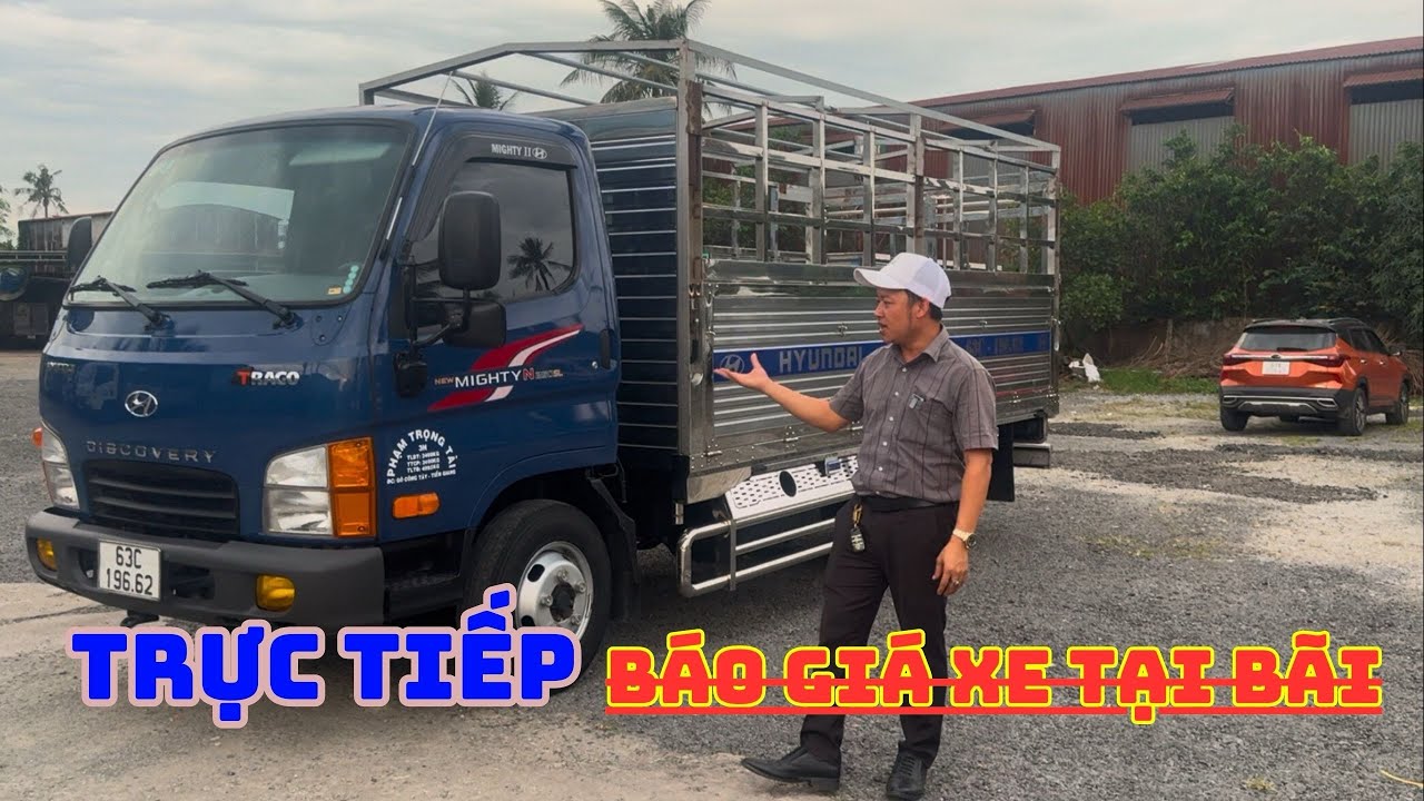 BÁO GIÁ XE TẢI CŨ | GIẢM GIÁ BÁN | CẬP NHẬT XE TẢI N250SL THÙNG MUI BẠT PHUN INOX