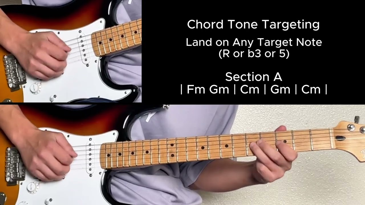 #54 Minor Triads | Open Skill Practice Demo with Backing Track (Lesson 3)