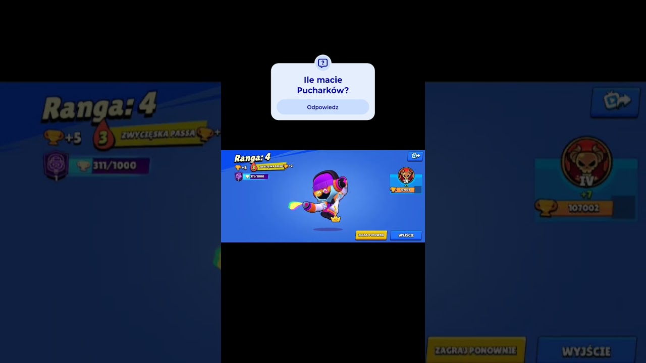 Wbiłem 107k Puchark&oacute;w w Bs #brawlstars #blackfoxgry