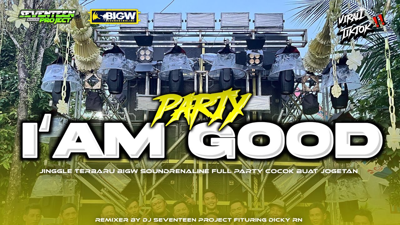 DJ I'AM GOOD PARTY VIRAL JINGGLE BIGW SOUNDRENALINE 
