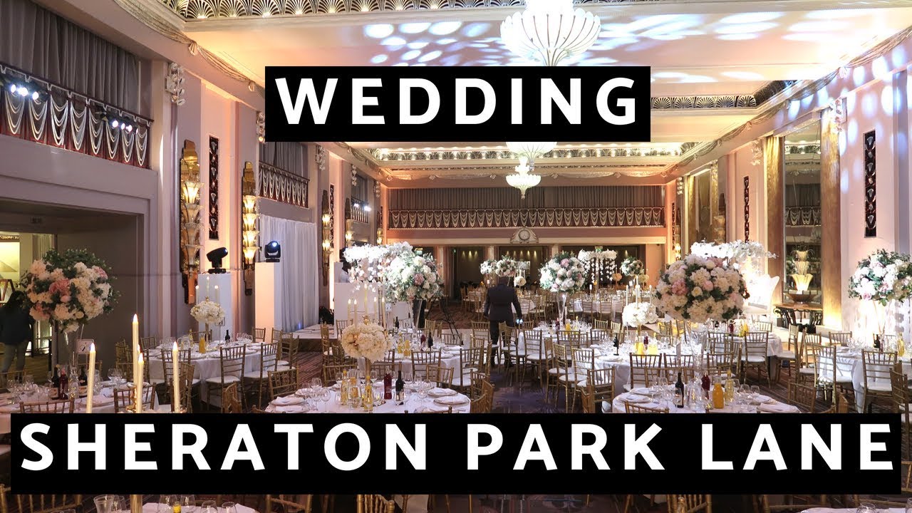 The Sheraton Grand London Wedding Reception - Flowers , Production and Decor
