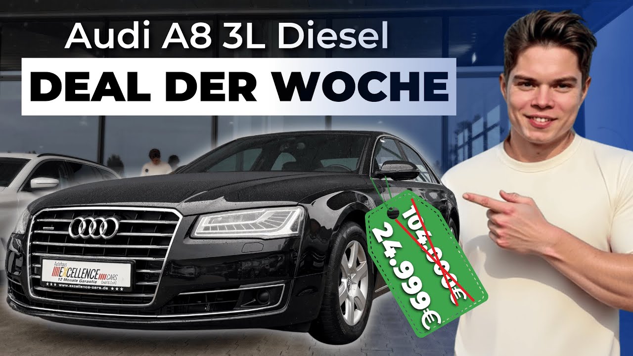 LUXUSLIMOUSINE mit 258 PS zum GOLF PREIS 😍✅ (Audi A8) - Deal der Woche #15