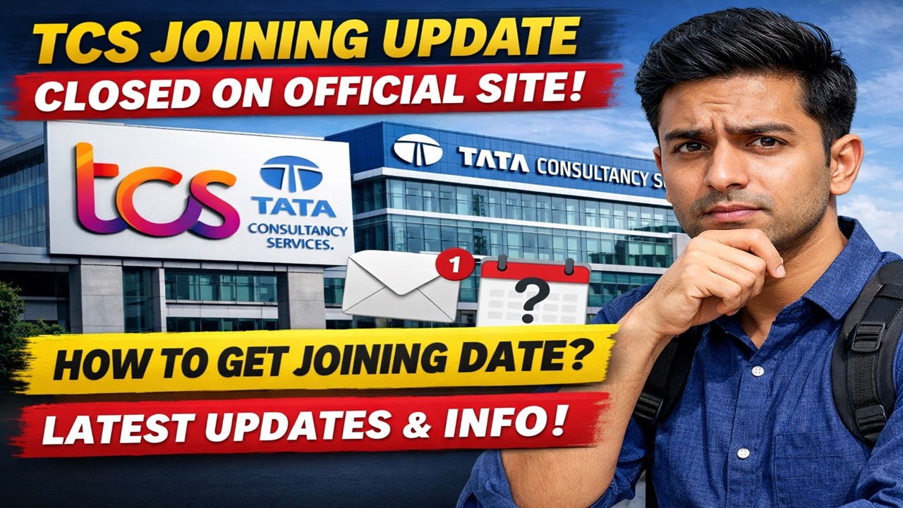 TCS Joining Update 2026 🔴 Official Site Closed 😱 How & Where to Get Joining Date? Latest TCS Updates