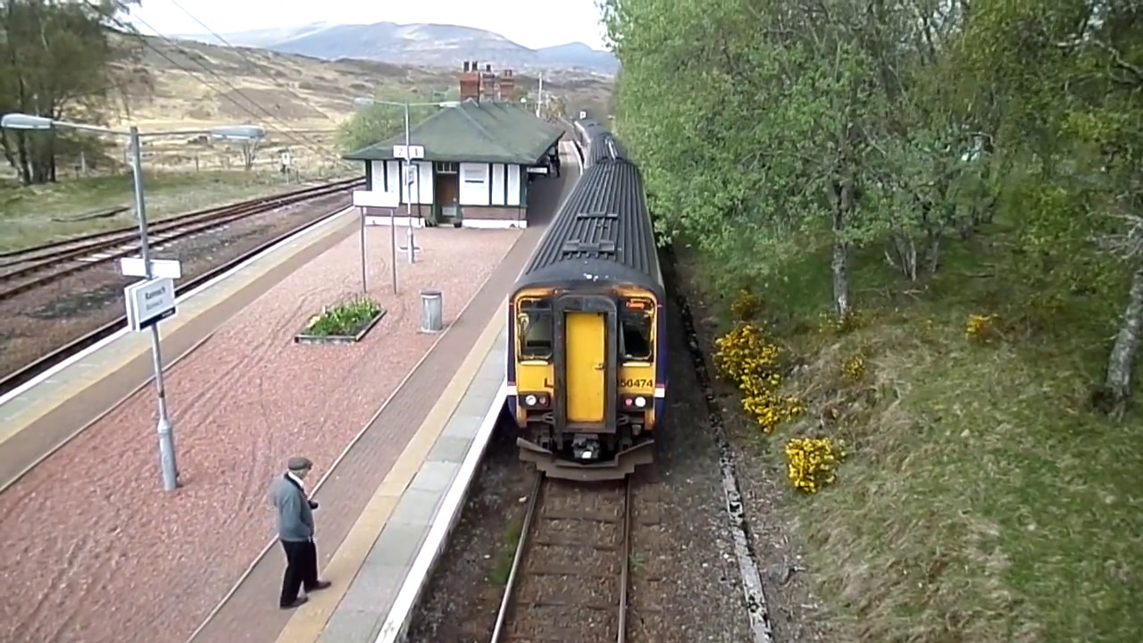 Rannoch railway station, West Highland Line, Scotland