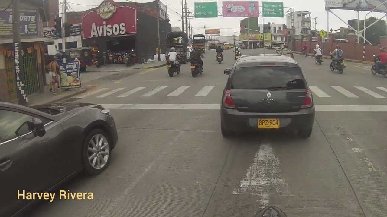 Así esta la tarde en Armenia, Quindio. aquí un recorrido desde el Norte hasta Jardines. 27/04/2023