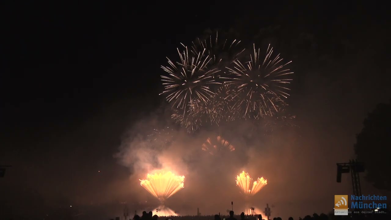 Das Feuerwerk beim Münchner Sommernachtstraum 2023 #atraum
