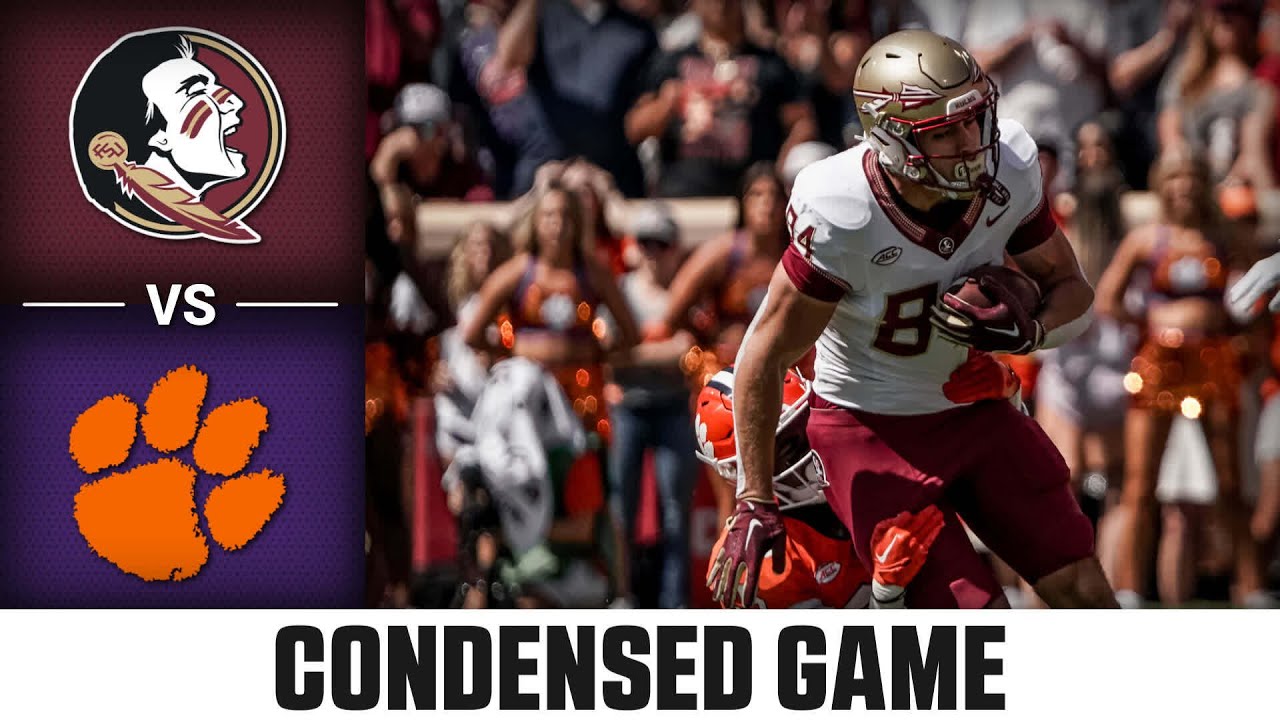 Florida State vs. Clemson Condensed Game | 2023 ACC Football