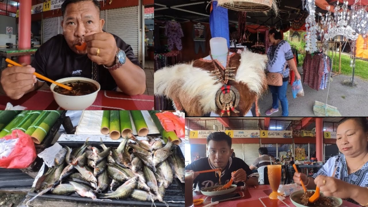 SARAPAN PAGI DI PEKAN LUBOK ANTU DAN JALAN² DI TAMU #ukaisenangkasenang 