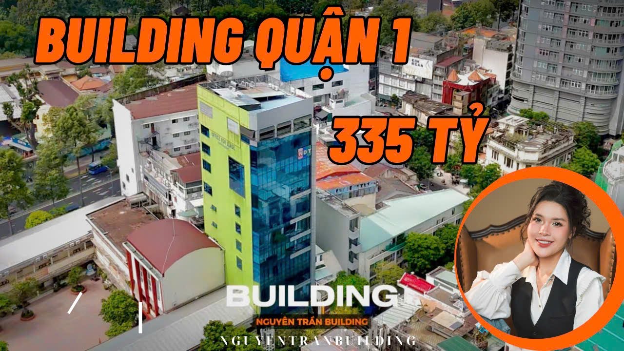 Bán nhà quận 1 | Building 2.700m2 sàn, 335tỷ, cách chợ Bến Thành 500 mét