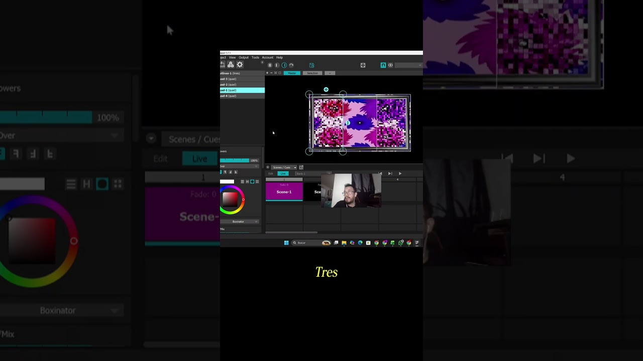 Tutorial corto Escenas y Cues Madmapper