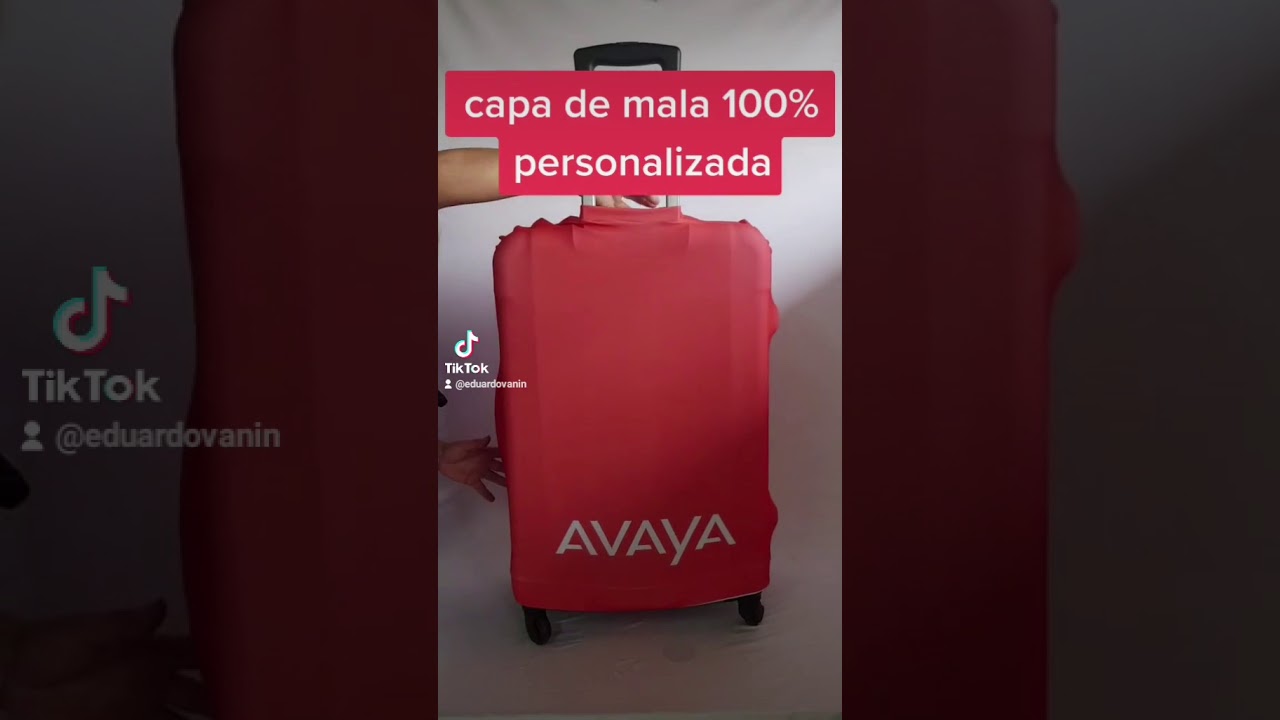 capa para mala de viagem 100% personalizada Ev brindes  trabalhos com todos os tamanhos