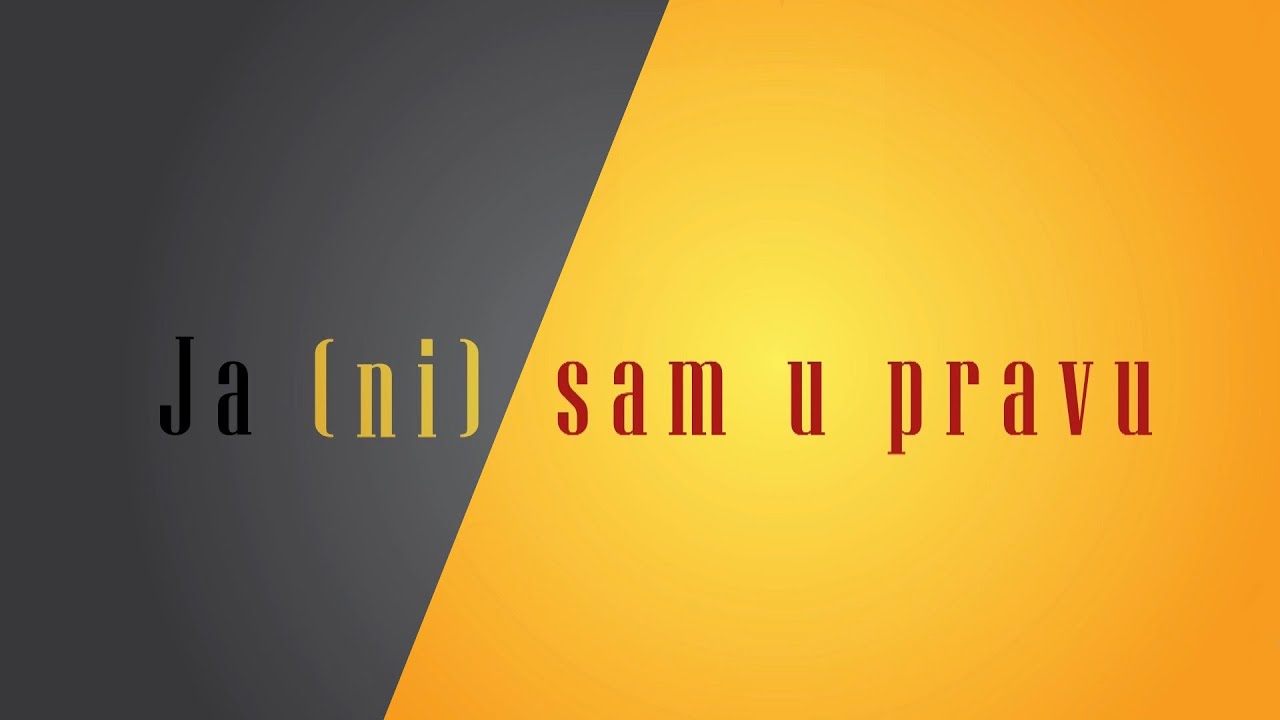 Ja (ni)sam u pravu: Ostati ili otići?