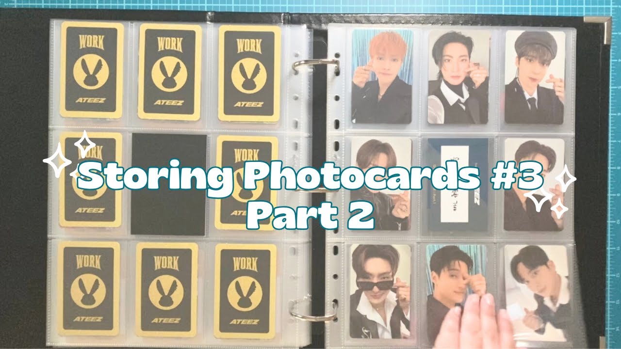 Storing Photocards #3 Part 2 ✶ stray kids, le sserafim, ateez, and svt,