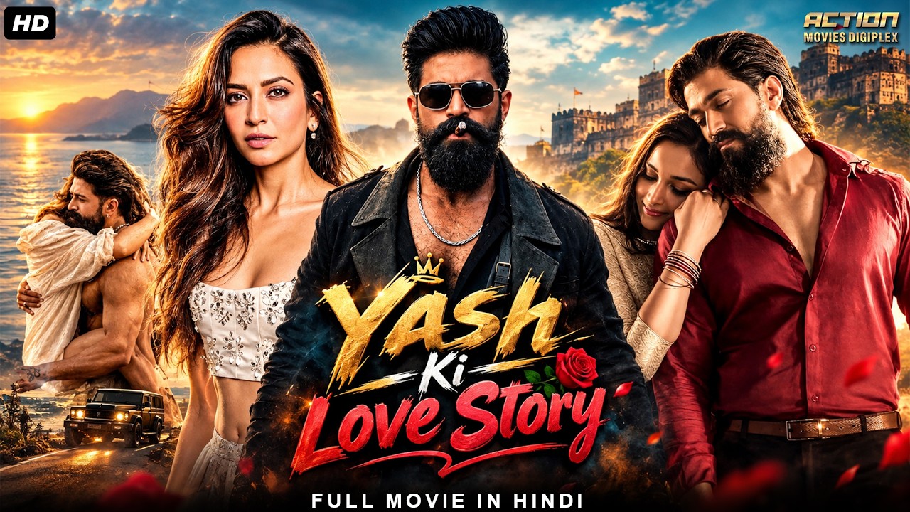 YASH KI LOVE STORY - Hindi Dubbed Full Movie | Yash, Kriti Kharbanda | Romantic Action Movie
