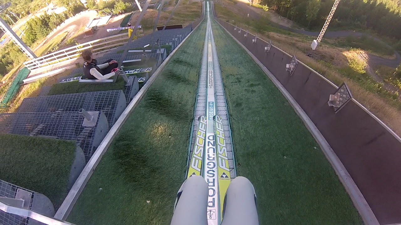 Ski jump Midstulia k60 (With Helmet cam)