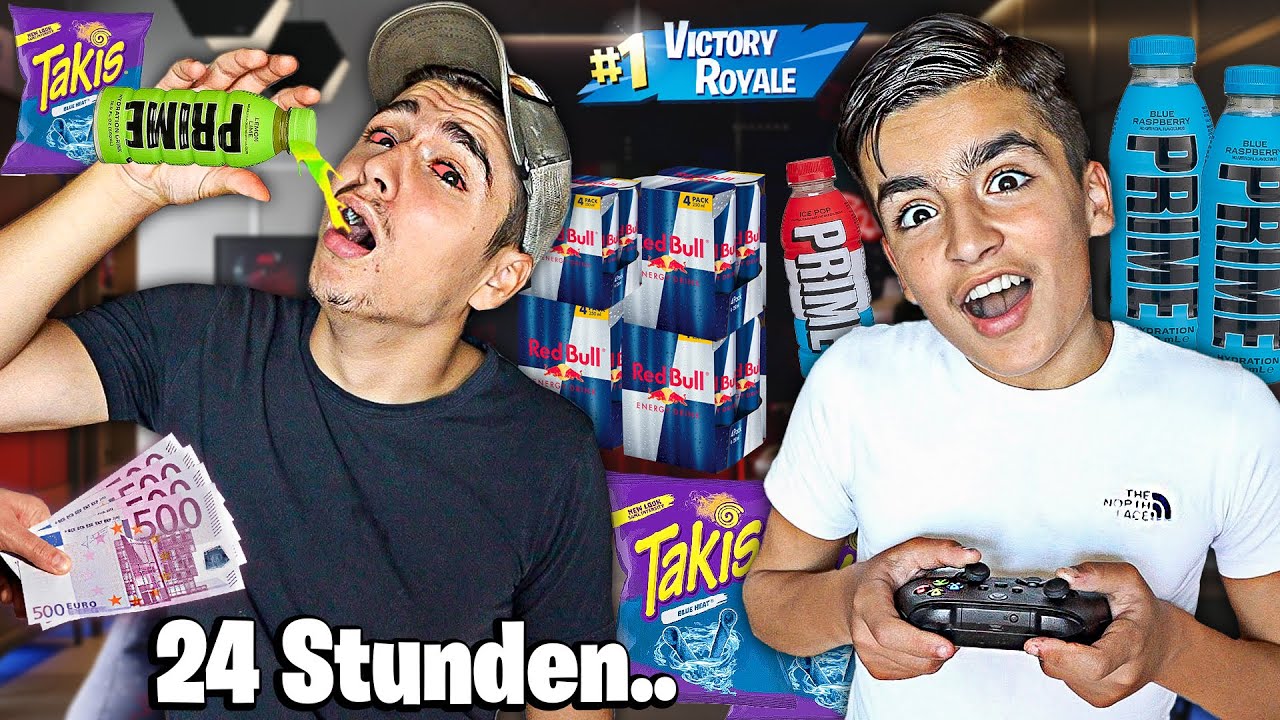 WER zuletzt FORTNITE SPIELEN aufhört GEWINNT - 24h Challenge