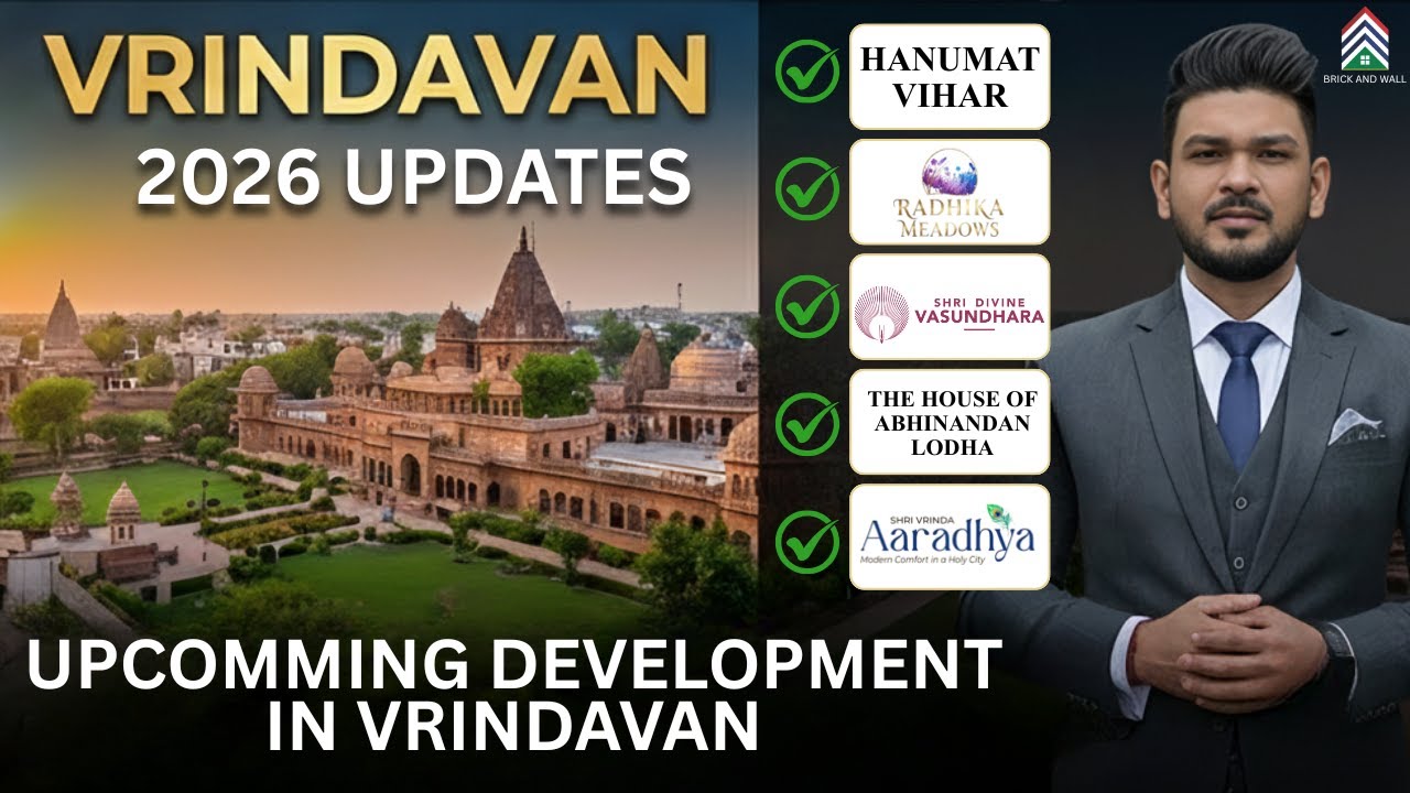 Is VRINDAVAN Really Worth Investing? Ground Reality of Top Vrindavan Projects | Brick and Wall | BW