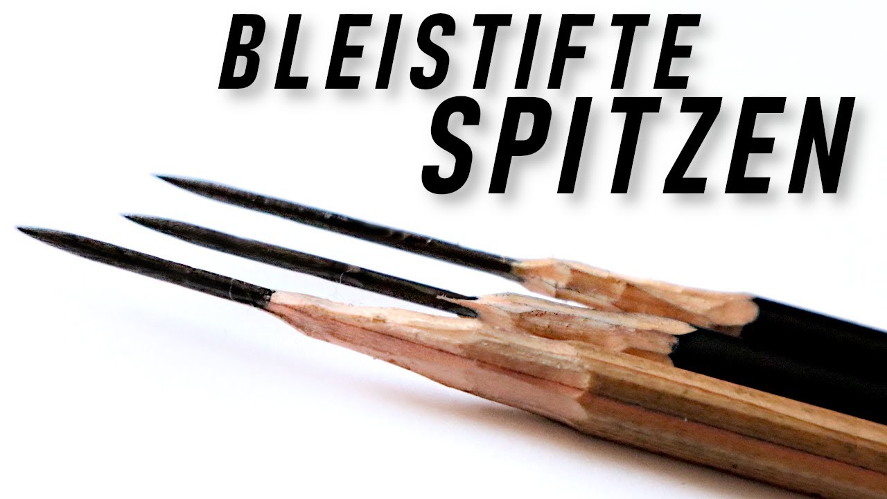 Was bringt das? Bleistifte lang anspitzen!