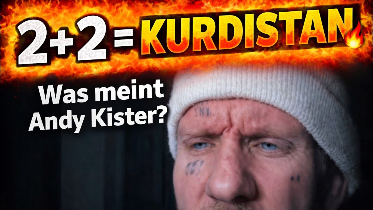 Andy Kister zeigt Solidarit&auml;t mit Rojava und Kurdistan.