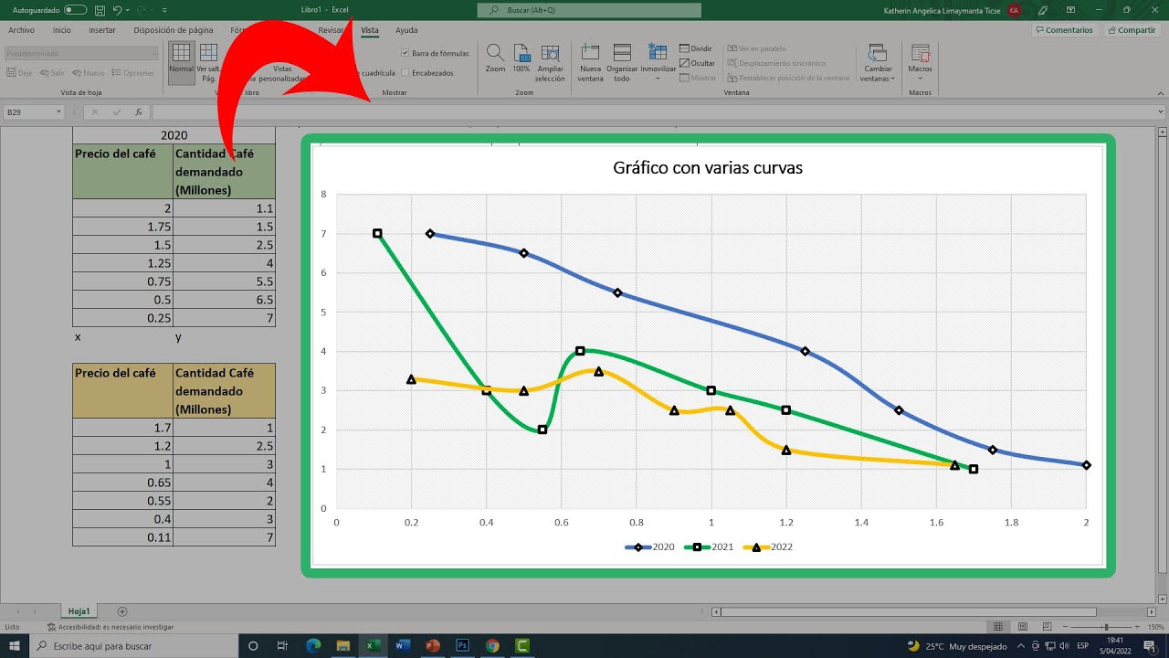 Como GRAFICAR varias CURVAS en Excel