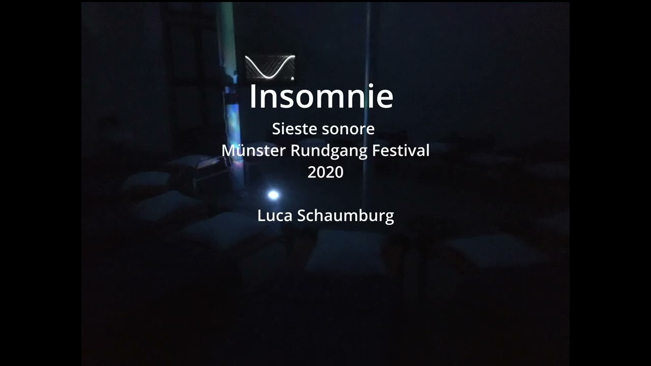 Insomnie Sieste sonore n°1