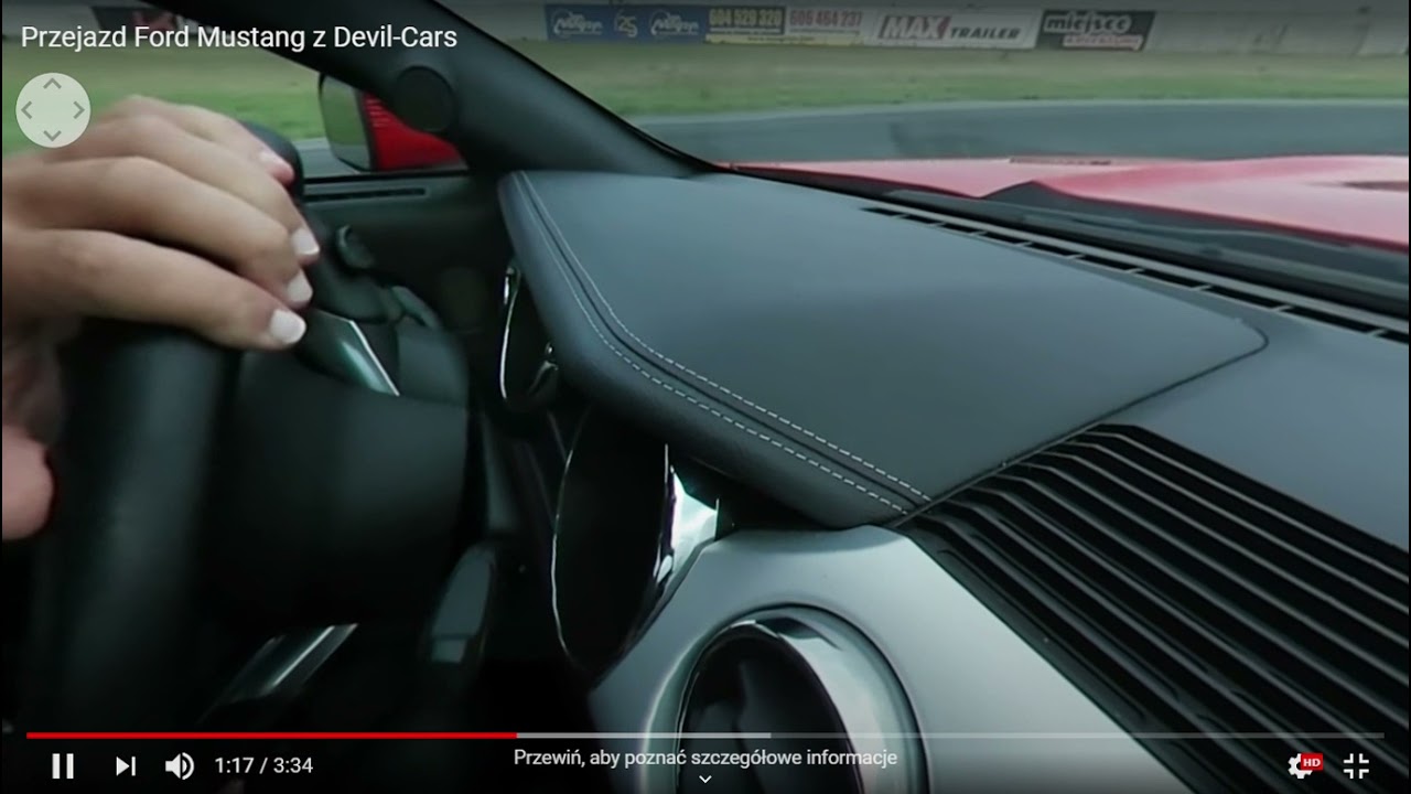 Przejazd Ford Mustang z Devil Cars