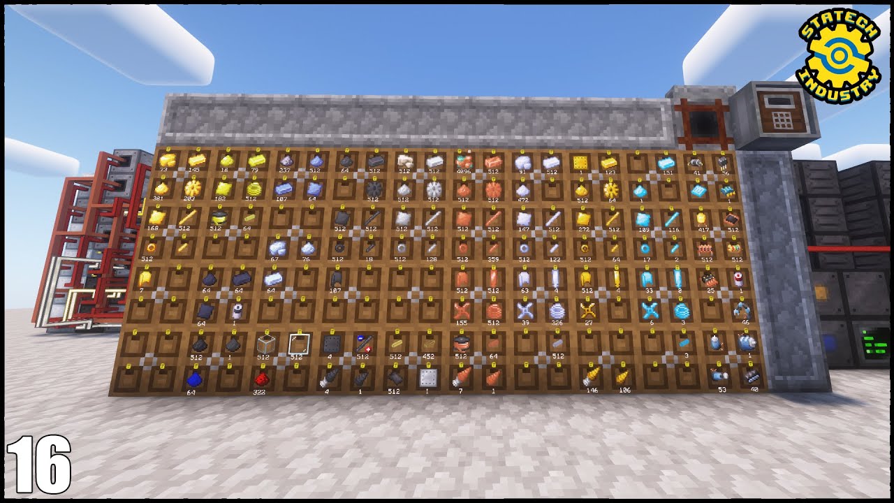 Minecraft StaTech Industry Modpack (ft. LeonGolden) - All Quests - Live Playthrough - Episode 16