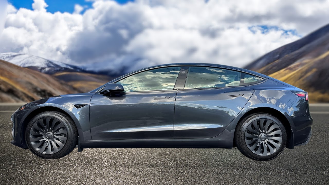 Модернизация колпаков колес Tesla Model 3 Highland Uberturbine 2024 года — потрясающие результаты...