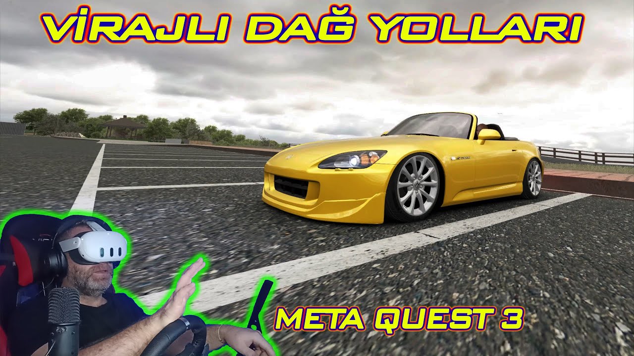 Honda S2000 ile Virajlı Yollar | Meta Quest 3 | Assetto Corsa