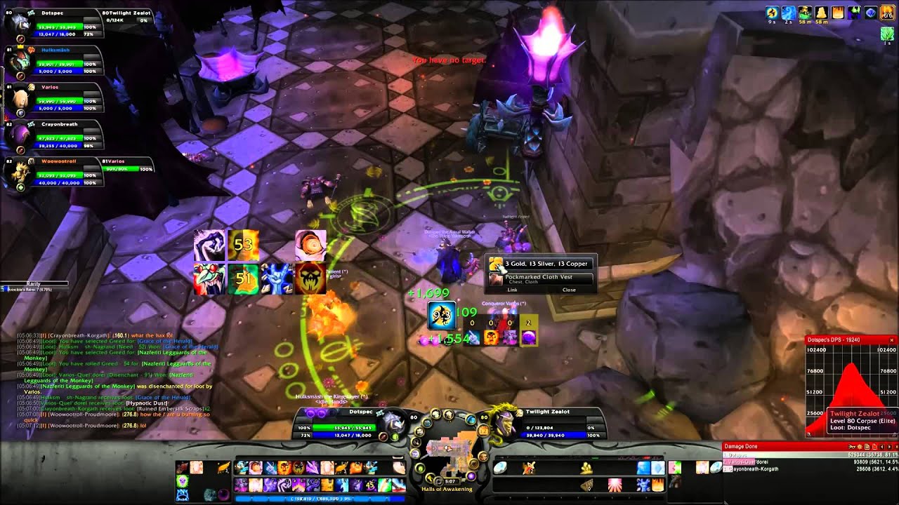 5.4 - 80 Priest Twink Dungeon Fun