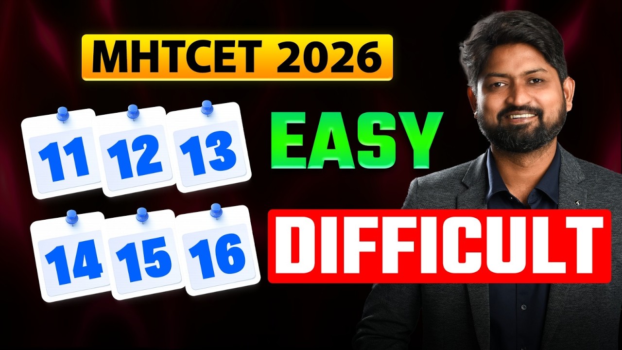 Was YOUR MHT CET 2026 Shift the Hardest?  Complete Analysis by Ankush Sir