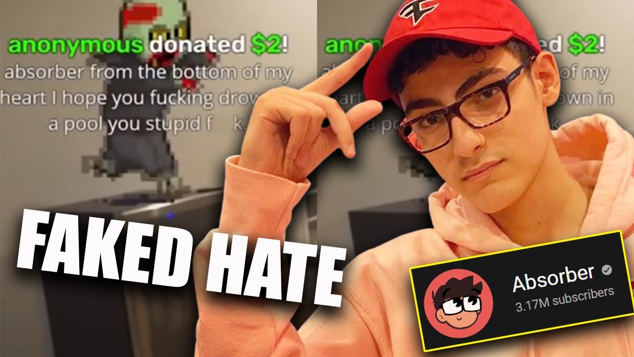 What Happened To Absorber? The Streamer That Faked HATE For CLOUT And MONEY!