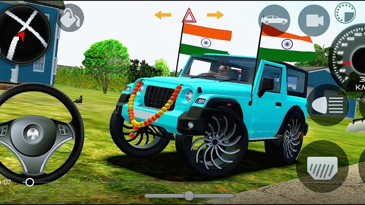 Modified Mahindra Thar 👿Car Games: Indian Cars (Gadi Wala Game) - Car Game Android Gameplay 2025 